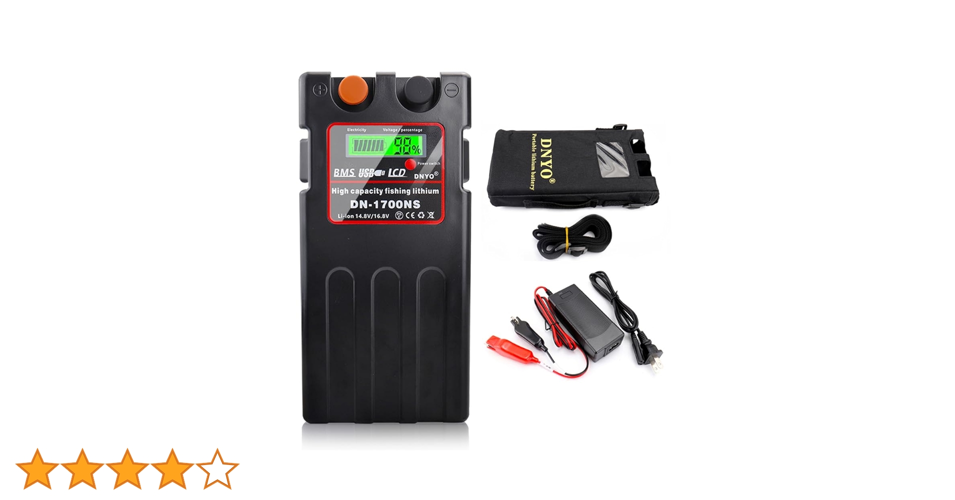 Amazon.co.jp: DNYO 電動リール用 大容量リチウムバッテリー 14.8V